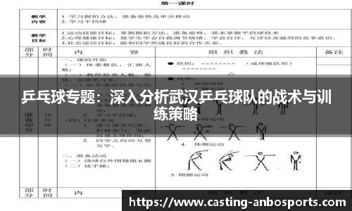 乒乓球专题:深入分析武汉乒乓球队的战术与训练策略